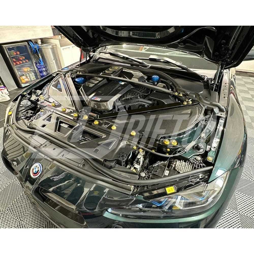 OEM Style Dry Carbon Fiber Cooling Shroud Trim Cover For BMW G82 M4 G80 M3 2020-2024