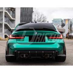 OEM Style Dry Carbon Fiber Rear Diffuser For BMW G82 M4 G80 M3 2020-2024
