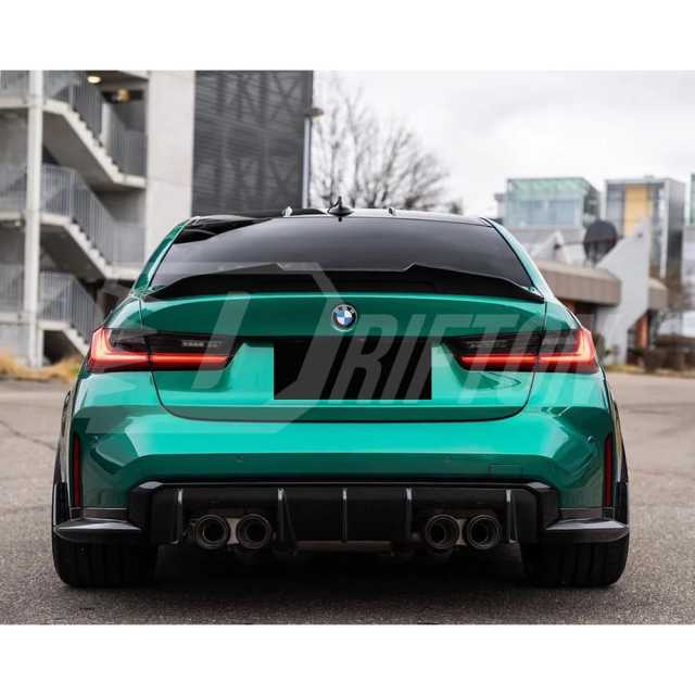 OEM Style Dry Carbon Fiber Rear Diffuser For BMW G82 M4 G80 M3 2020-2024