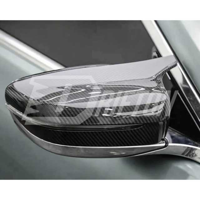 M5 Style Dry Carbon Fiber Replacement Mirror Cover For BMW 8 Series G14 G15 G16 LHD RHD 2018-2025