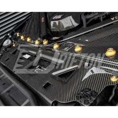 OEM Style Dry Carbon Fiber Cooling Shroud Trim Cover For BMW G82 M4 G80 M3 2020-2024