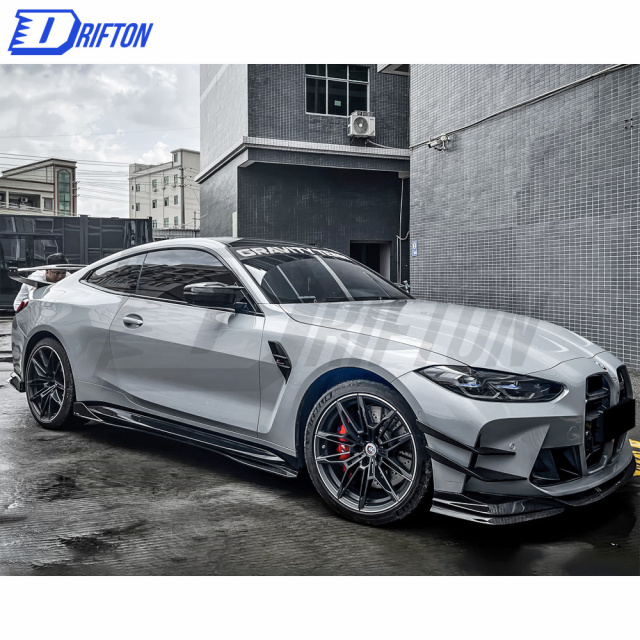 TAKD Style Dry Carbon Fiber Front Lip For BMW G82 M4 2020-2024
