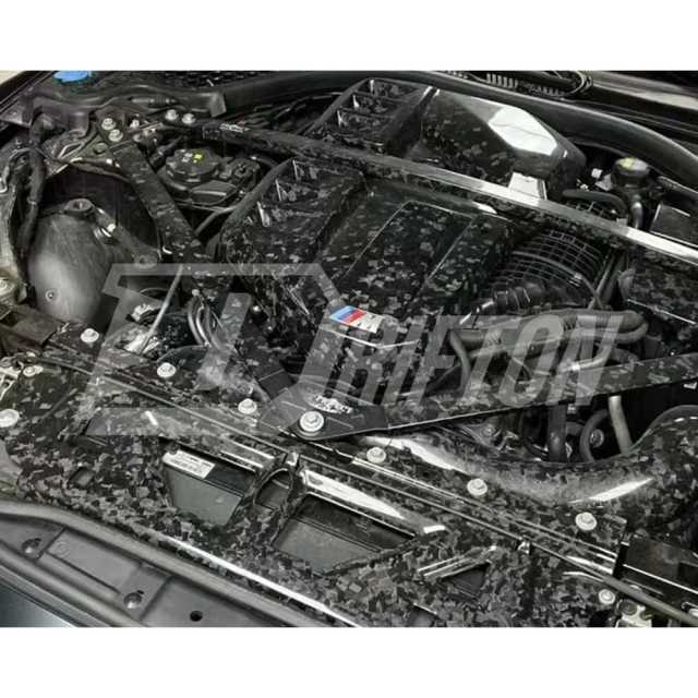 OEM Style Dry Carbon Fiber Cooling Shroud Trim Cover For BMW G82 M4 G80 M3 2020-2024