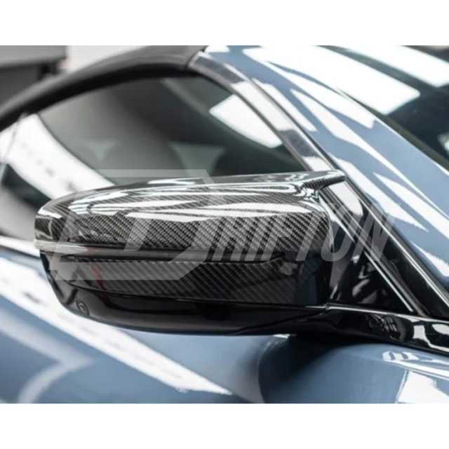 Carbon Fiber Side Mirror Replacement Cover For BMW 8 Series G14 G15 G16 2018-2025