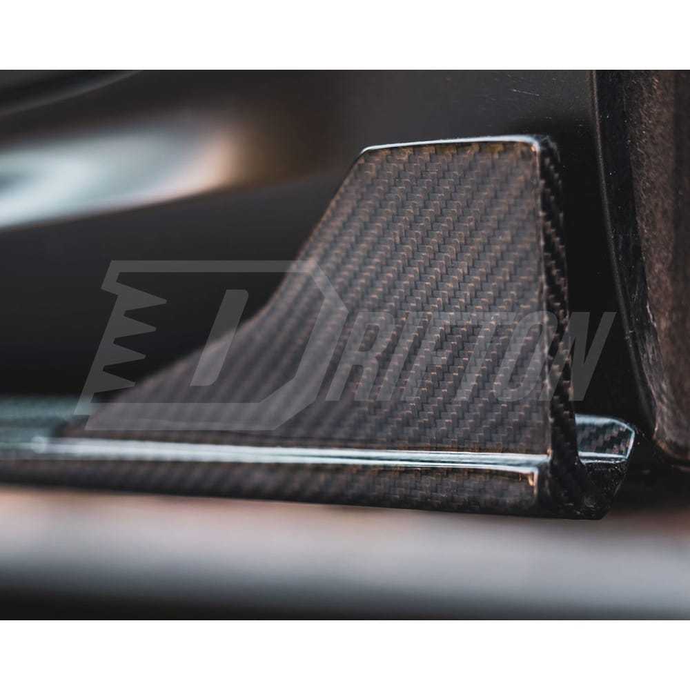 TAKD Style Dry Carbon Fiber Side Skirt For BMW 8 Series G16 2018-2025