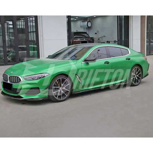 TAKD V2 Style Dry Carbon Fiber Side Skirt For BMW 8 Series G16 2018-2025