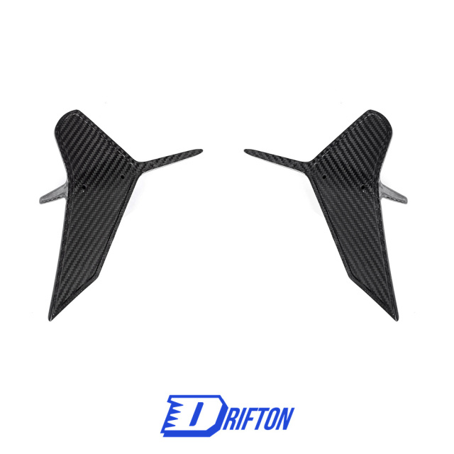 XB Style Dry Carbon Fiber Rear Canards For BMW 8 Series G14 G15 G16 2018-2025