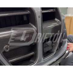 ST Style Dry Carbon Fiber Front Grille For BMW G80 M3 G82 M4 2020-2024