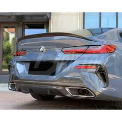 3D Style Dry Carbon Fiber Rear Diffuser For BMW 8 Series G14 G15 G16 2018-2025