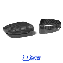 OEM Style Dry Carbon Fiber Replacement Mirror Cover For BMW 8 Series G14 G15 G16 2018-2025