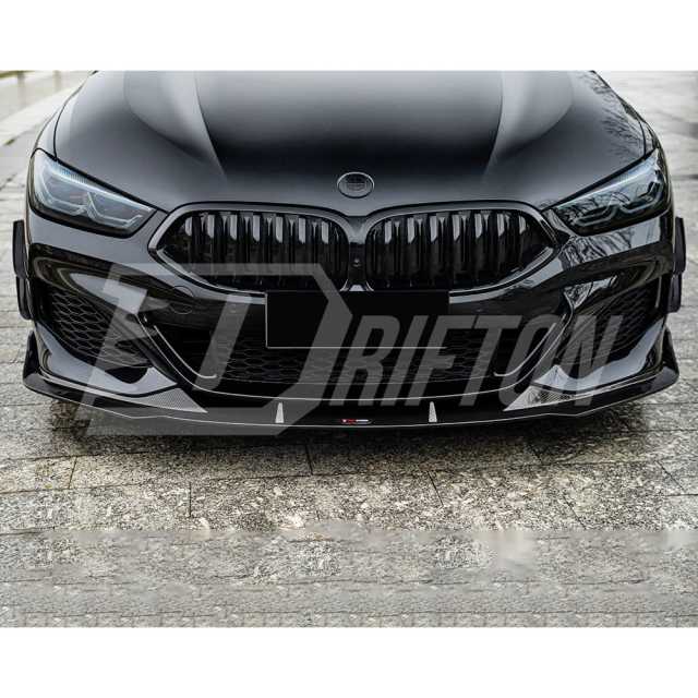 TAKD Style Dry Carbon Fiber Front Lip For BMW 8 Series G14 G15 G16 2018-2025