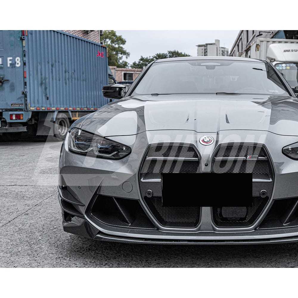 AC Style Dry Carbon Fiber Canards For BMW G80 M3 G82 M4 2020-2024