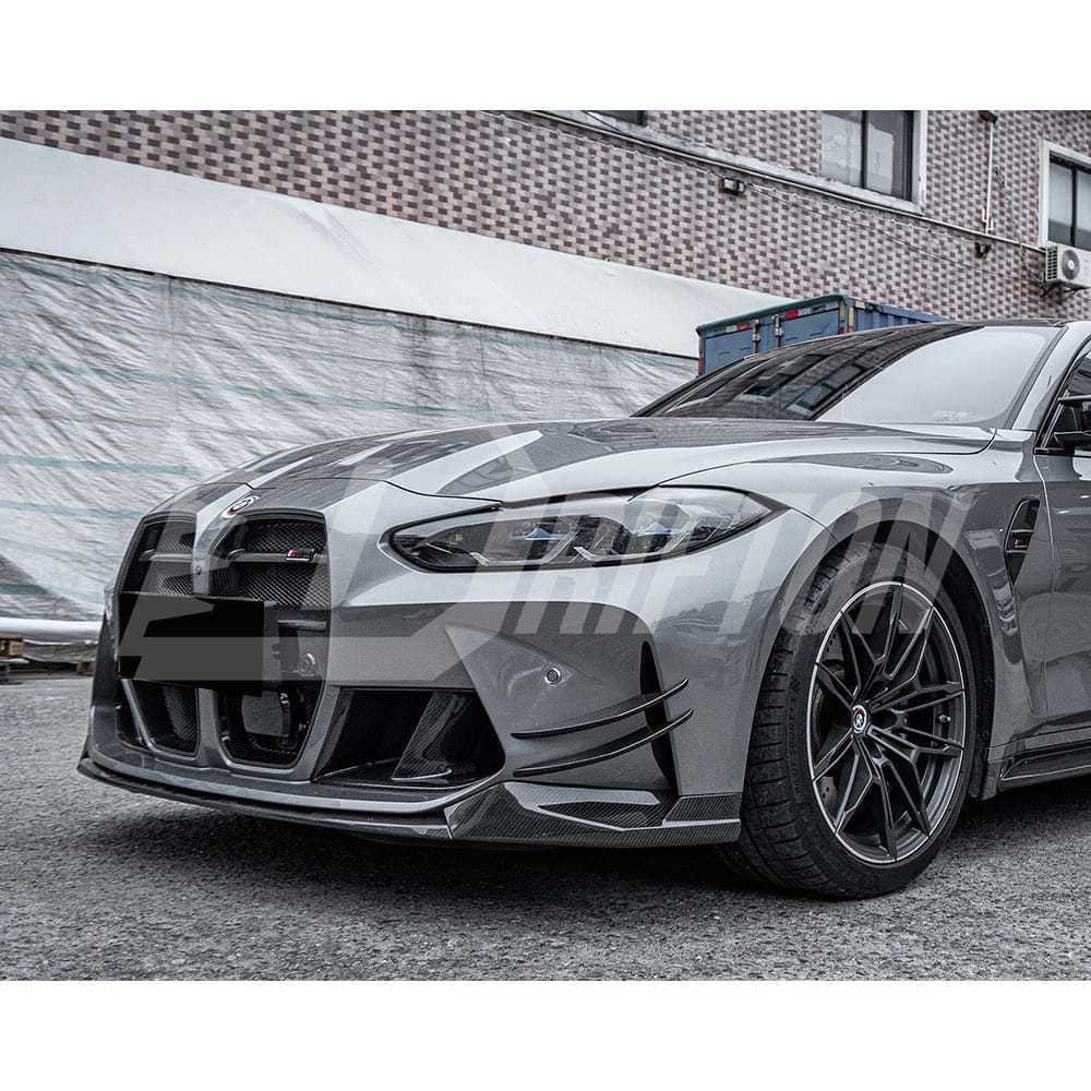 AC Style Dry Carbon Fiber Canards For BMW G80 M3 G82 M4 2020-2024