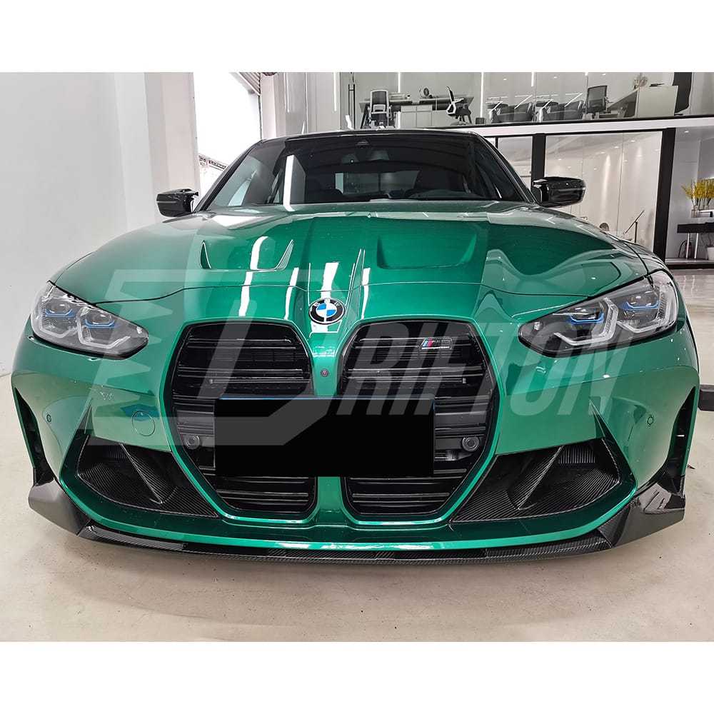 MP Style Dry Carbon Fiber Front Vent For BMW G80 M3 G82 M4 2020-2024