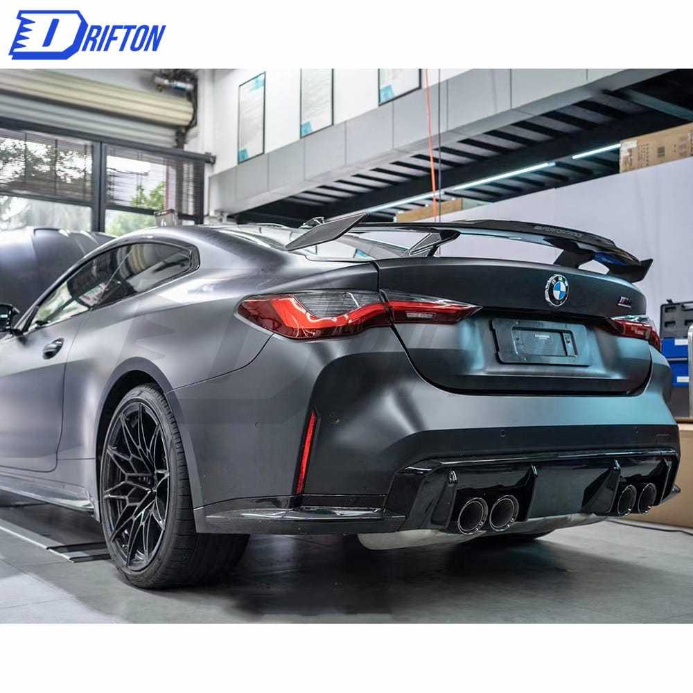 MP Style Dry Carbon Fiber GT Spoiler Rear Wing For BMW G80 M3 G82 M4 2020-2024