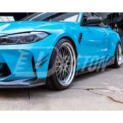MP Style Dry Carbon Fiber Side Skirt For BMW G80 M3 G82 M4 2020-2024