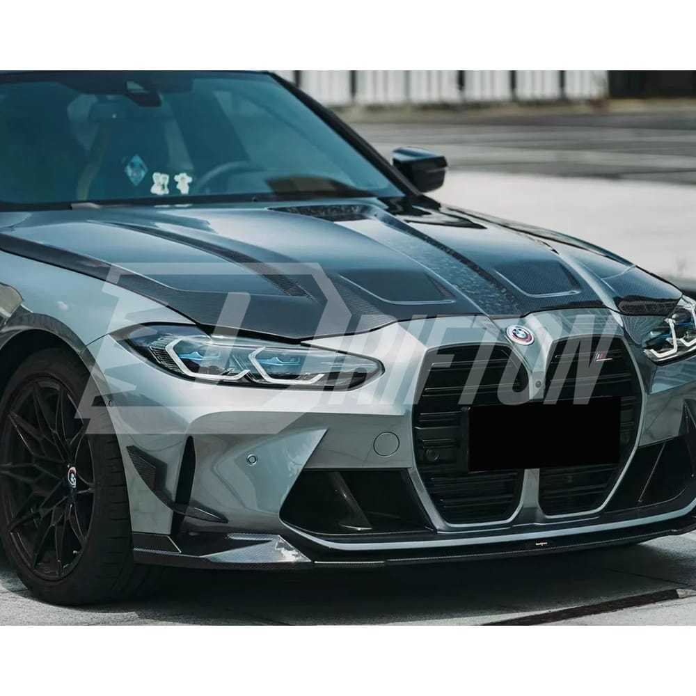 PT Style Dry Carbon Fiber Hood For BMW G80 M3 G82 M4 2020-2024