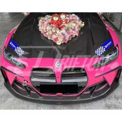 PT Style Dry Carbon Fiber Hood For BMW G80 M3 G82 M4 2020-2024
