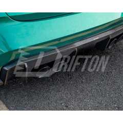 PT Style Dry Carbon Fiber Rear Diffuser For BMW G80 M3 G82 M4 2020-2024