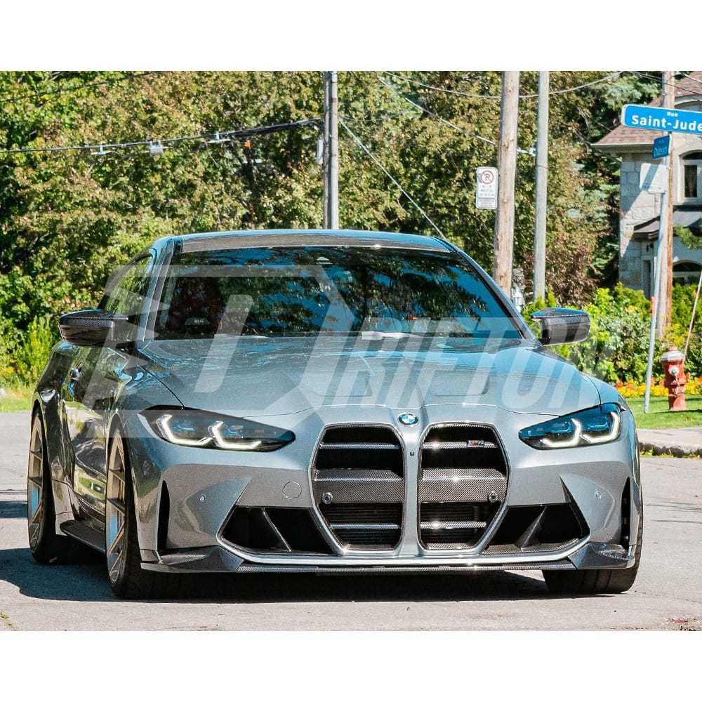 ST Style Dry Carbon Fiber Front Grille For BMW G80 M3 G82 M4 2020-2024