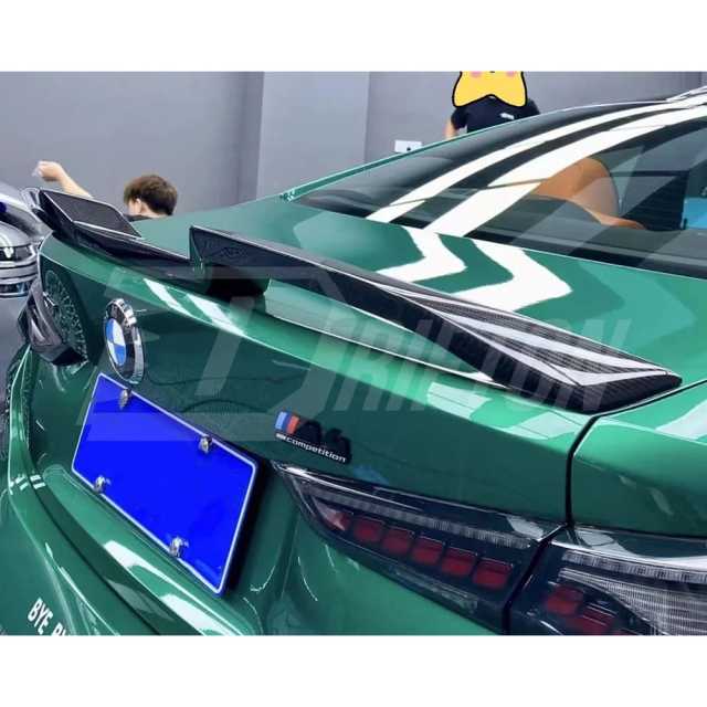 Vorsteiner Style Dry Carbon Fiber Rear Spoiler For BMW G80 M3 G82 M4 2020-2024