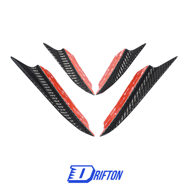 TAKD V2 Style Dry Carbon Fiber Front Canards For BMW 8 Series G16 2018-2025