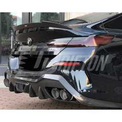 V Style Dry Carbon Fiber Trunk Spoiler Rear Wing For BMW 8 Series G14 G15 G16 2018-2025