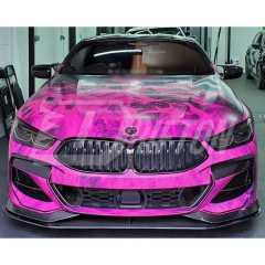 AC Style Carbon Fiber Front Lip For BMW 8 Series G14 G15 G16 2018-2025