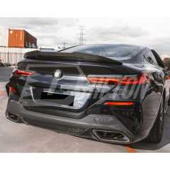 PSM Style Dry Carbon Fiber Rear Spoiler Trunk Wing For BMW 8 Series G14 G15 G16 2018-2025