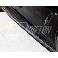 3D Style Dry Carbon Fiber Side Skirt For BMW 8 Series G16 2018-2025
