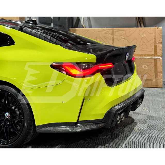 OEM Style Dry Carbon Fiber Rear Splitter For BMW G82 M4 G80 M3 2020-2024