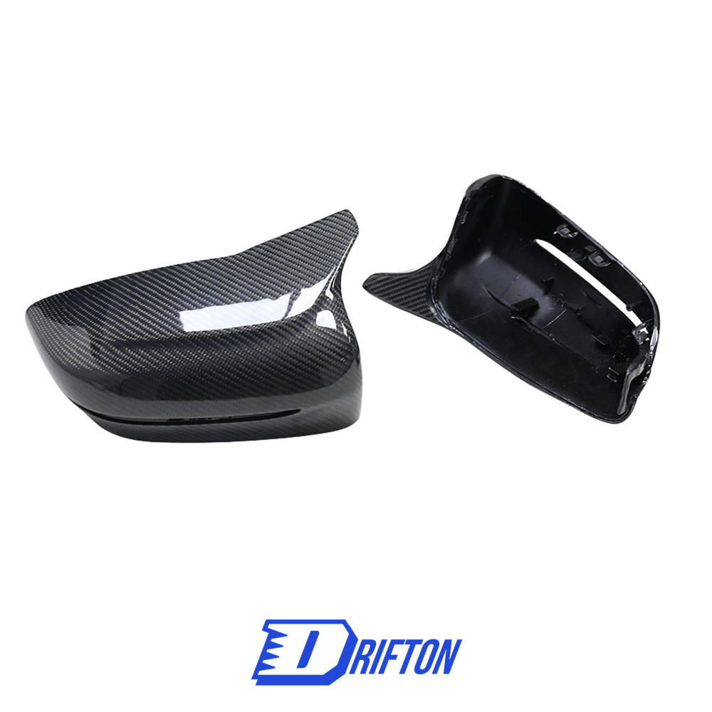 Carbon Fiber Side Mirror Replacement Cover For BMW 8 Series G14 G15 G16 2018-2025