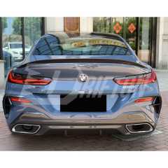 XB Style Dry Carbon Fiber Rear Canards For BMW 8 Series G14 G15 G16 2018-2025
