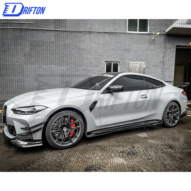 TAKD Style Dry Carbon Fiber Front Lip For BMW G82 M4 2020-2024