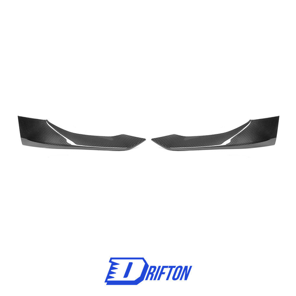 X Style Dry Carbon Fiber Front Splitter For BMW 8 Series G14 G15 G16 2018-2025