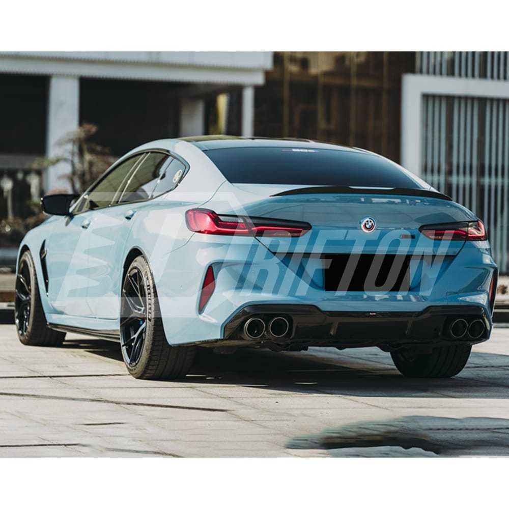 3D Style Dry Carbon Fiber Side Skirt For BMW 8 Series G16 2018-2025