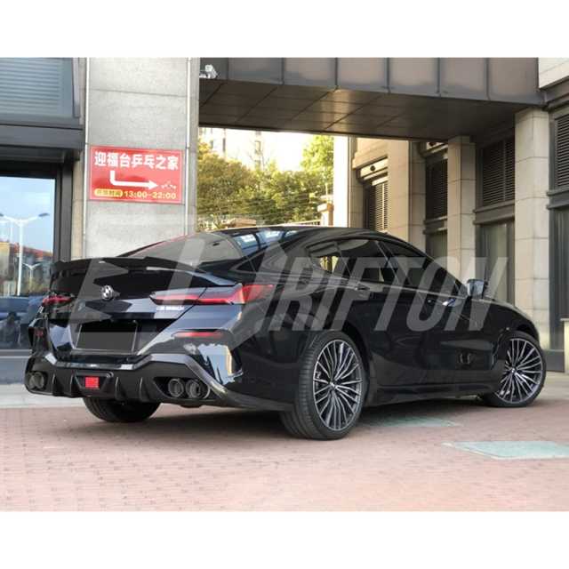V Style Dry Carbon Fiber Trunk Spoiler Rear Wing For BMW 8 Series G14 G15 G16 2018-2025