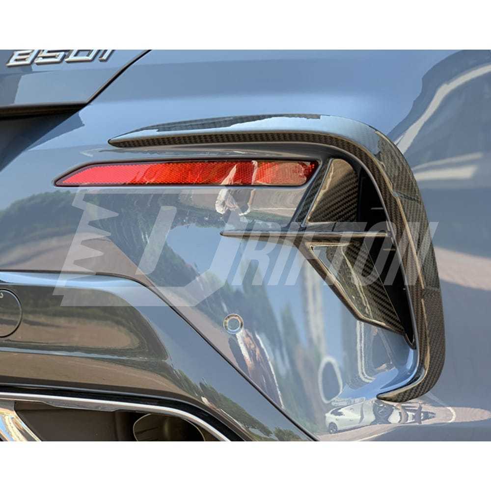 XA Style Dry Carbon Fiber Rear Canards For BMW 8 Series G14 G15 G16 2018-2025