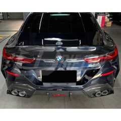 TAKD Style Dry Carbon Fiber Rear Diffuser For BMW 8 Series G14 G15 G16 2018-2025