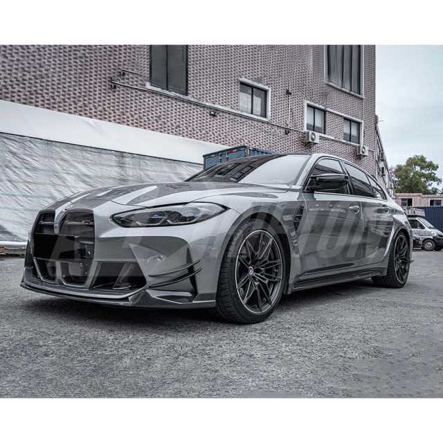 OEM Style Dry Carbon Fiber Side Skirt For BMW G80 M3 2020-2024