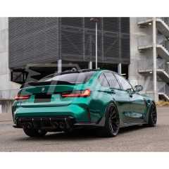 PSM Style Dry Carbon Fiber Trunk Spoiler Rear Wing For BMW G80 M3 G82 M4 2020-2024