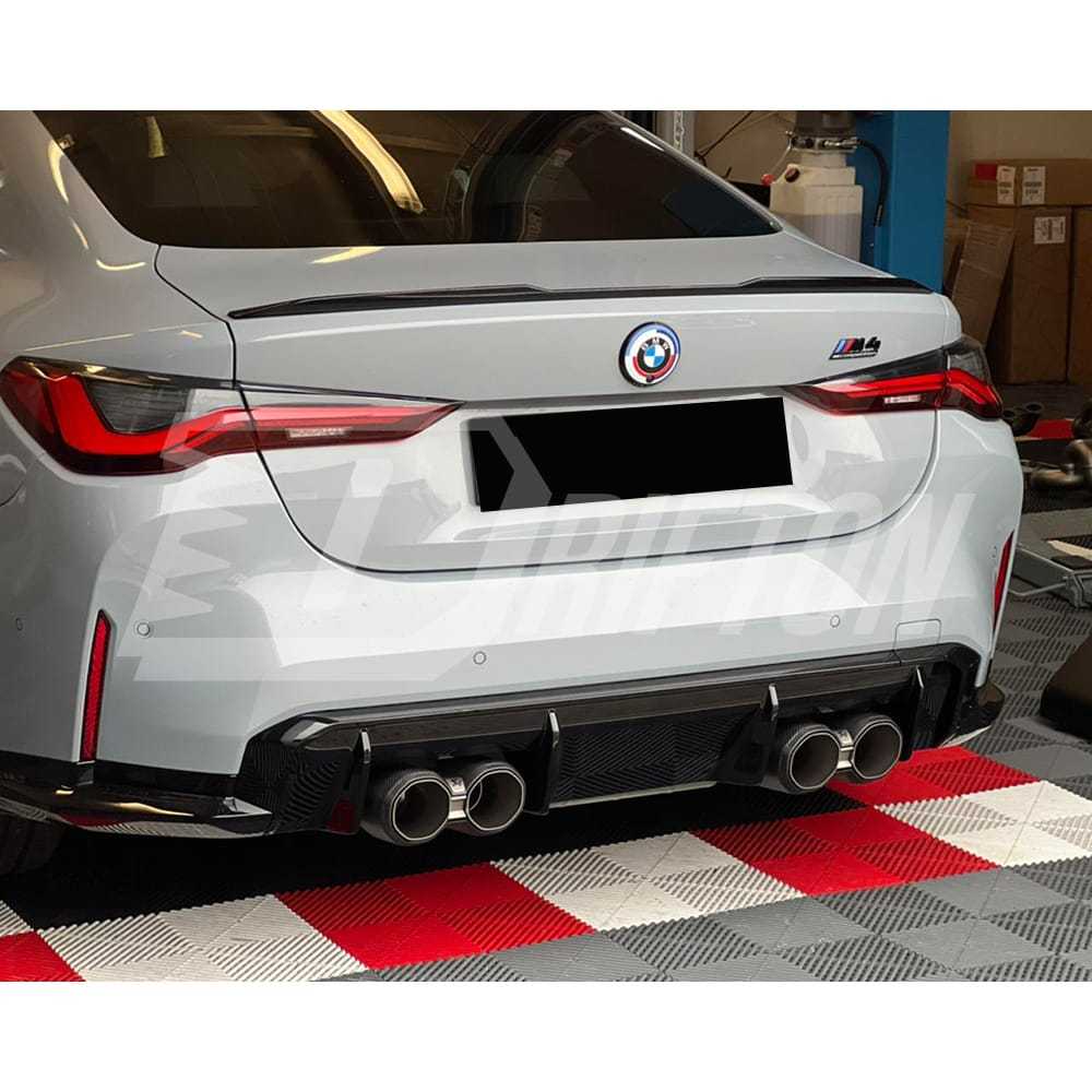 M Style Dry Carbon Fiber Trunk Spoiler Rear Wing For BMW G80 M3 G82 M4 2020-2024