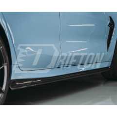 3D Style Dry Carbon Fiber Side Skirt For BMW 8 Series G16 2018-2025
