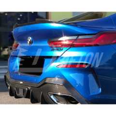 AC Style Dry Carbon Fiber Trunk Spoiler Rear Wing For BMW 8 Series G14 2018-2025