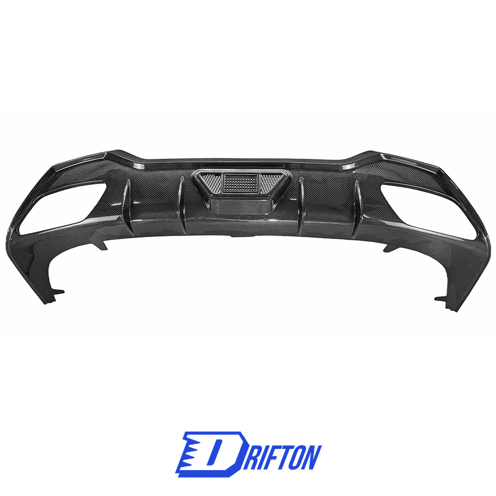 AC Style Carbon Fiber Rear Diffuser For BMW 8 Series G14 G15 G16 2018-2025