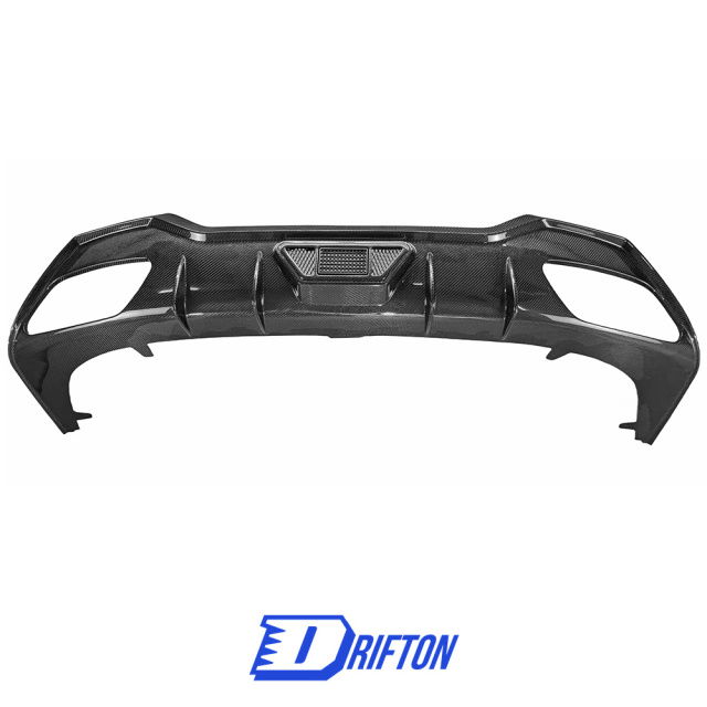 AC Style Carbon Fiber Rear Diffuser For BMW 8 Series G14 G15 G16 2018-2025