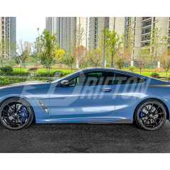 AC Style Carbon Fiber Side Skirt Splitter For BMW 8 Series G14 G15 G16 2018-2025