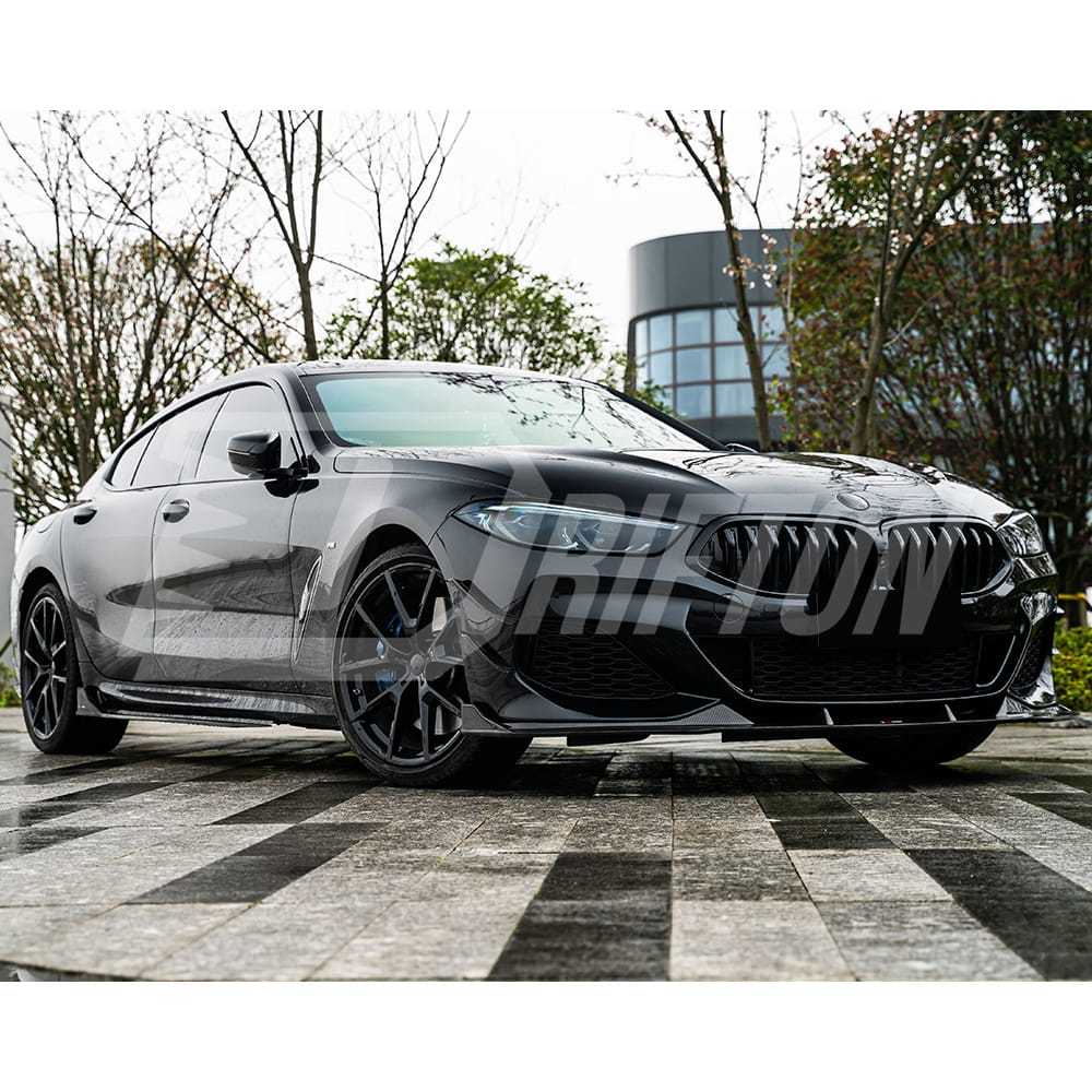 TAKD Style Dry Carbon Fiber Front Lip For BMW 8 Series G14 G15 G16 2018-2025