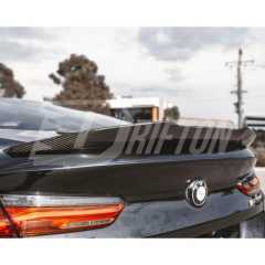 PSM Style Dry Carbon Fiber Rear Spoiler Trunk Wing For BMW 8 Series G14 G15 G16 2018-2025