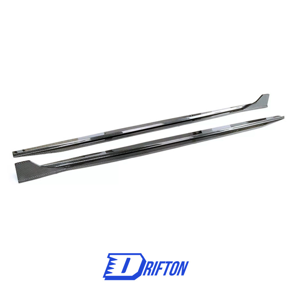 TAKD Style Dry Carbon Fiber Side Skirt For BMW 8 Series G16 2018-2025